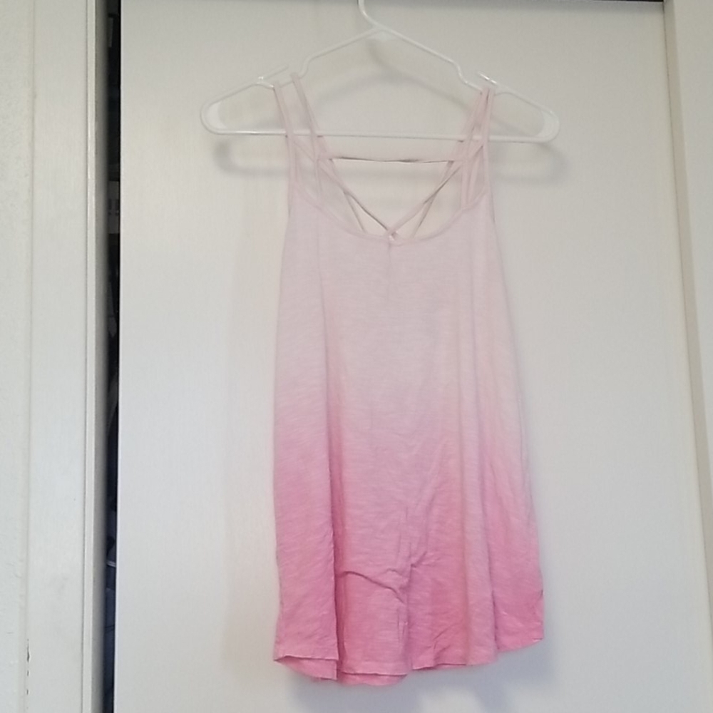 3/$10 American eagle pink and white blouse